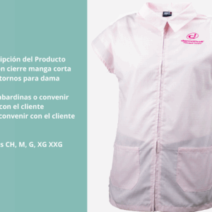 Bata de cierre, Cuellos sport. mangas cortas