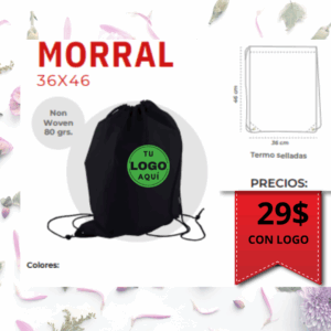 Morral tela ecologica con logo (Preguntar diferenres telas)