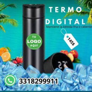 Termo digital con logotipo