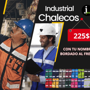 Chaleco industrial brigadista con tu nombre bordado (Logo preguntar)